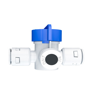Conector en T para Purificador de Agua, Válvula de Bola de Plástico, Adaptador de 1 Entrada y 2 Salidas, Accesorios para Tuberías de PE, Conector de Abrazadera de 1/2 Pulgada, Interruptor de Filtro - Product Image 3