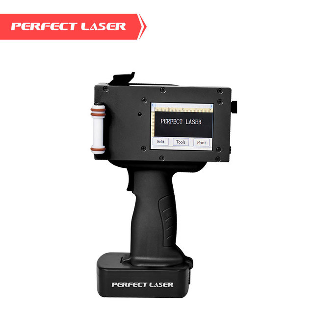 Mini Curved Inkjet Handheld Printer Validity Batch Code Printing for Carton Packaging Bag Portable Industrial Marking Tool