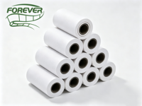 Meilleures rouleaux de papier thermique 57x40mm 65gsm pour terminaux de point de vente