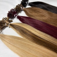 Extensions de cheveux à pointe plate en kératine de 12 à 20 pouces, cheveux vierges vietnamiens, extensions de cheveux à pointe plate en kératine, extensions de cheveux Remy