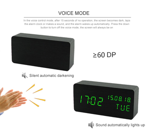 WC004 Bàn Tre Thạch Anh Để Bàn Ngày Tháng Năm Đồng Hồ Gỗ Có Lịch Để Bàn - Product Image 6