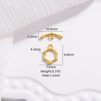 Fermoirs à bascule YSS094 en argent sterling 925 doré pour la fabrication de bijoux DIY, connecteurs de colliers, attaches, crochets de bracelets, accessoires