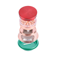 Lps — moulin à herbes en forme de fraise, nouveau produit, accessoires de fumage, 4 pièces, 40mm