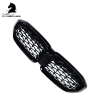 Grille avant de style diamant ABS, calandre avant, accessoires de style automobile pour BMW Série 3 G20 2019-2023