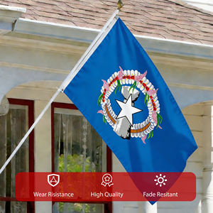 Флаг Норthern Марияны (CNMI) 3x5 футов, национальный, из полиэстера 100D, для наружного использования, с люверсами, флаги островов Тихого океана, на заказ - Product Image 6