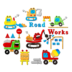 Décoration de <span class=keywords><strong>chambre</strong></span> d'enfant dessin animé voiture <span class=keywords><strong>autocollant</strong></span> mural 3D en trois dimensions garçon <span class=keywords><strong>chambre</strong></span> décoration murale étanche auto-adhésif - Product Image 4