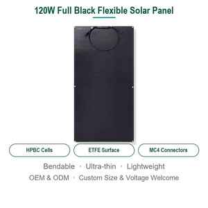 <span class=keywords><strong>Panneau</strong></span> <span class=keywords><strong>solaire</strong></span> flexible HPBC à <span class=keywords><strong>contact</strong></span> dorsal 100W 120W 200W léger, film mince, étanche pour <span class=keywords><strong>camping</strong></span>-<span class=keywords><strong>car</strong></span>, balcon, VR - Product Image 1