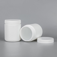 Bouteille de complément alimentaire en HDPE blanc de qualité alimentaire, fabriquée en Chine, 400 ml, 500 ml, pot en HDPE pour compléments alimentaires et flacon de médicaments pour capsules de vitamines