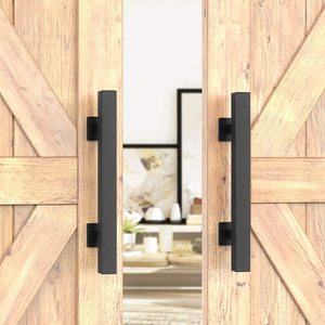 Manija para Puerta Corredera de Granero de 1100 mm, Manija Simple para Puerta Corredera de Granero de 12 Pulgadas/Manija Rústica para Puerta Corredera de Granero - Product Image 3