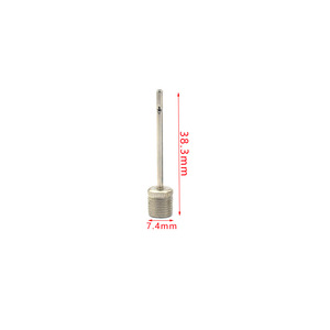Ensemble de 3 buses à air en métal avec cône en plastique et aiguille en fer pour gonflage de ballons de sport (basketball, football, volley-ball) - Product Image 4