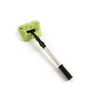 PROWORKZ Flex Clean Reach Car Wash Brush Telescopic Aluminum Pole Adjustable Angle Detachable Head Soft Scratch-Free Car SUV