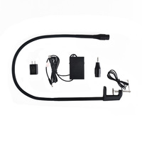 Lámpara UV Profesional para Extensión de Pestañas, Lámpara LED UV de Curado con Montaje en Mesa, Apertura Ajustable, Equipo de Salón de Belleza