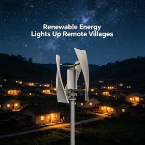 Générateur éolien vertical silencieux 300W 200W 100W pour alimentation hors réseau, générateur à 3 aimants/à lévitation magnétique, haute efficacité - Product Image 4