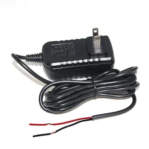 100-240V AC ל DC 12 וולט 2 Amp 0.6A ממיר עם 5.5x2.5mm 2.1mm תקע 12 V 2A 0.8A 0.5A אספקת חשמל 24W מטען AC מתאם