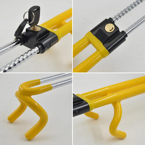 Serrure <span class=keywords><strong>antivol</strong></span> de véhicule Pince à longueur réglable Double crochet <span class=keywords><strong>Barre</strong></span> de verrouillage du volant - Product Image 6