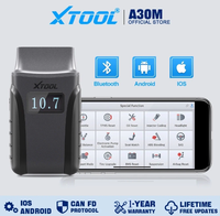 Lector de Códigos OBD2 Bluetooth Para XTOOL A30M, Escáner Automotriz de Diagnóstico Completo Para Coche con 1 Año de Garantía
