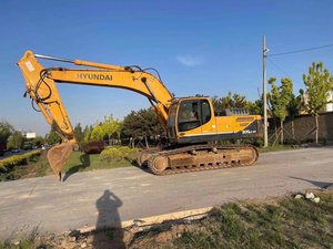 Excavatrice sur chenilles multifonctionnelle d'origine coréenne d'occasion Hyundai HX220HD Moteur Yanmar Pompe à engrenages à haut rendement Roulement en bon état - Product Image 2
