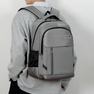 Large Capacity Men's <b>Backpack</b> Multi-layer Casual All-match Junior Senior high <b>school</b> Schoolbag Water-repellent Wear-resistant - Product Image 2