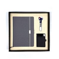 Logo d'entreprise Papeterie Personnalisée Luxe Cuir Pu Cahier Cadeau Ensemble Cadeaux Promotionnels Articles