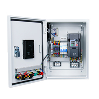 Boîtier de commande KYUN QCX5 pour ventilateur d'extraction de fumée, moteur, pompe à eau, boîte de distribution double alimentation, armoire de commande triphasée