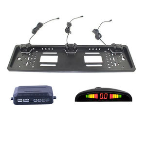 Capteur <span class=keywords><strong>de</strong></span> stationnement Parktronics EU European License Plate Frame Reversing <span class=keywords><strong>Radar</strong></span> avec 3 capteurs - Product Image 1