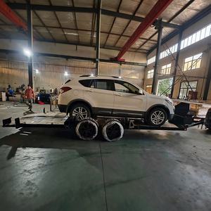 Ağır hava torbalı yarış düşük arabalar için araç römorku 2500kg hava yastığı düz römork - Product Image 4