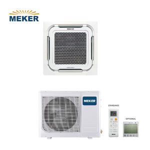 MEKER 인버터 천장형 카세트 에어컨 유닛 24000 BTU 2T 냉난방 R410A 앱 제어 상업용 호텔 가정용 - Product Image 1