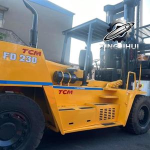Chariot élévateur TCM FD230Z8 23 tonnes d'occasion, chariot élévateur japonais 23 tonnes, moteur Isuzu 6BG1, machine d'occasion, chariot élévateur à essence, 3000 mm, 23000 kg - Product Image 2