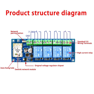 1/2/3/4 Kênh DC 7-24V Nhà Thông Minh Tự Động Hóa Wifi Điều Khiển Từ Xa Chuyển Màu Xanh Răng Chế Độ Kép Không Dây Mô-đun Tiếp Sức - Product Image 2