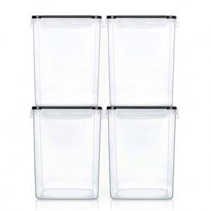 Kitchen storage miscellaneous grain storage tank 6.5L large-capacity pp transparent insect-proof moisture-proof sealed rice <strong>stor</strong> - Product Image 1