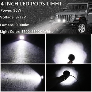 공장 도매 차량 장착 다이캐스트 알루미늄 LED 방수 오프로드 트랙터 헤드라이트 작업등 - Product Image 2