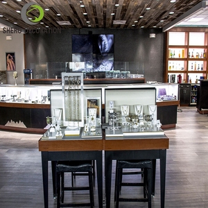 Vitrina de Exhibición de Joyería de Vidrio Personalizada, Muebles de Exhibición de Joyería para Diseño de Interiores de Joyerías - Product Image 3