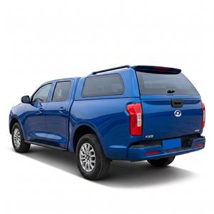 Capot de camionnette en fibre de verre sur mesure pour Nissan <span class=keywords><strong>Navara</strong></span> NP300 D23 <span class=keywords><strong>D40</strong></span>, toit haut, coque de camping rigide avec spoiler - Product Image 1
