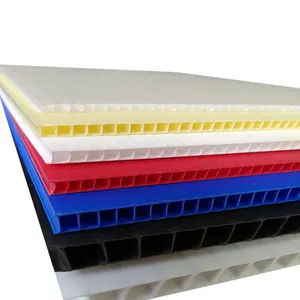 Polypropylene Corrugated PP Hollow Plate Twin Wall Plastic Grid Panel