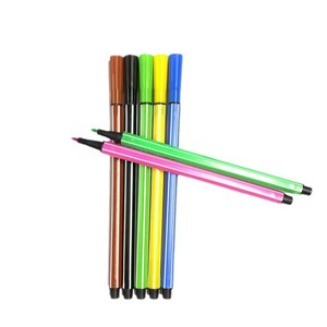 Promotional Plastic Fiber Pens Assorted 36 Colors Water Color Pen <strong>Set</strong> Premium Fiber Tip Pen <strong>Writing</strong> Coloring Drawing <strong>Lettering</strong> - Product Image 1