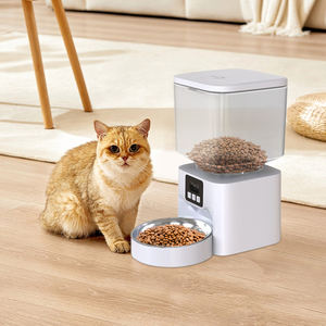 Distributeur automatique intelligent de nourriture pour animaux de compagnie 2025 avec contrôle Wi-Fi, gamelle connectée pour <span class=keywords><strong>chien</strong></span> avec distributeur de nourriture sèche quantifiée et programmable, en acier inoxydable pour chiens et chats - Product Image 1