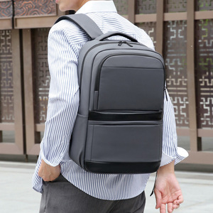 高端男士防水涤纶商务背包大容量休闲旅行背包拉托包 - Product Image 2