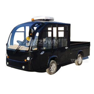 Autobús Turístico Eléctrico Semicerrado con Ventanas Flexibles, Vehículo Utilitario para Parques con Caja de Carga - Product Image 6