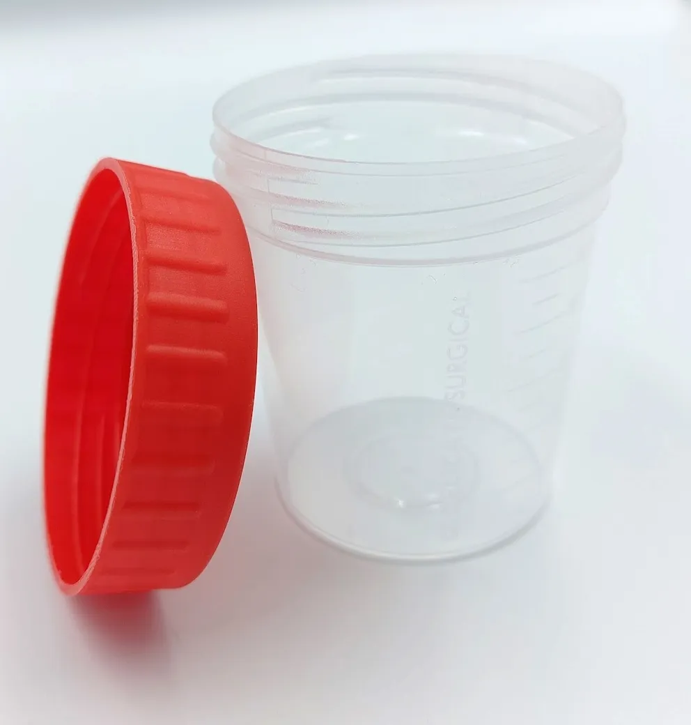 100mlプラスチック尿標本容器ポリプロピレン100ccカップ病院医療消耗品尿サンプル実験装置