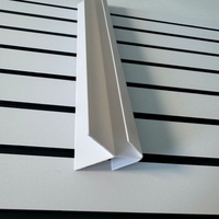 Profilés d'angle modernes en PVC pour coins intérieurs et extérieurs, couleur personnalisée, pour panneaux muraux de villa