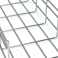 Plateau porte-câbles en treillis métallique galvanisé en acier au carbone, antirouille, pour la pose de câbles dans les applications industrielles et la câblage intégré en usine
