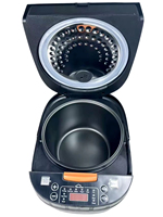 Cuisinière à riz électrique numérique 5L pour la maison, automatique, intelligente, avec écran tactile LCD, multifonction, antiadhésive