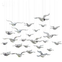 Décoration de plafond pour mariage avec oiseaux volants, prix abordable, décoration suspendue pour salon