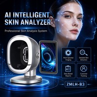 Máquina Analizadora de Piel de Alta Precisión con IA y Tecnología de Detección Facial, Material ABS para Uso Doméstico, Sistema de Reportes de Análisis de Piel