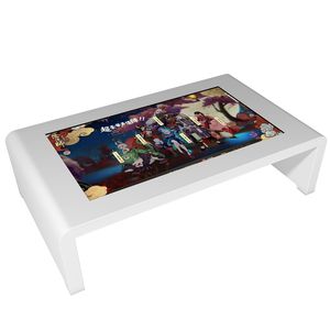 Precio de fábrica 55/65 pulgadas Multi-Touch 4K Android Windows Mesa interactiva Medios de señalización digital para instalación de piso de video - Product Image 3