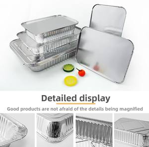 Nouveaux contenants en papier d'aluminium de qualité alimentaire recyclables pleine grandeur, poêle à frire adaptée à une utilisation dans les restaurants - Product Image 4