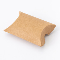 Boîte à bonbons personnalisée avec corde de chanvre, 50 pièces, coffret-cadeau en papier Kraft en forme de coussin, pour mariage