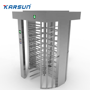 Lector de tarjetas <span class=keywords><strong>RFID</strong></span> de acero inoxidable 304, puerta giratoria de seguridad para exteriores, torniquete de altura completa - Product Image 4