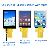QTSS 2,8 Zoll TFT IPS Display 240x320 Auflösung ST7789T3 LCD-Modul Weiße LED-Hintergrundbeleuchtung 350cd/m² Helligkeit RTP CTP Fabrik