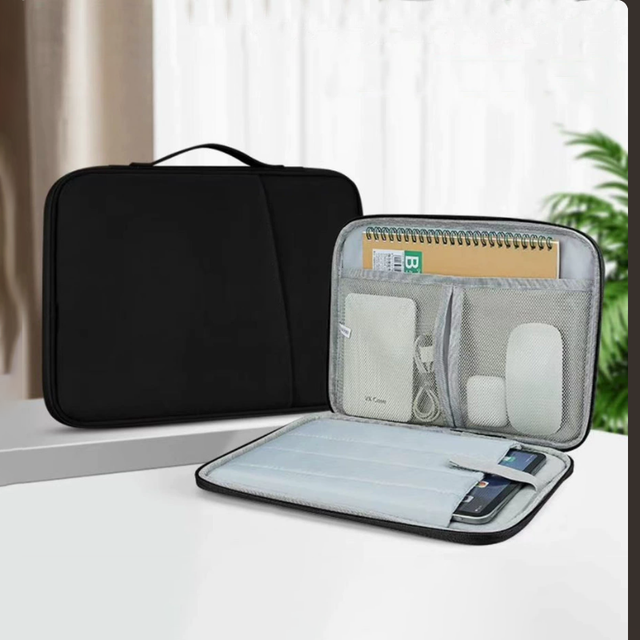 Slim Minimalist Tablet Pouch Large Capacity Computer Accessories Tech Storage Protective Laptop Sleeve Bag